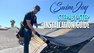 How To Install Swimjoy Solar Pool Heaters See Description For Revised Video