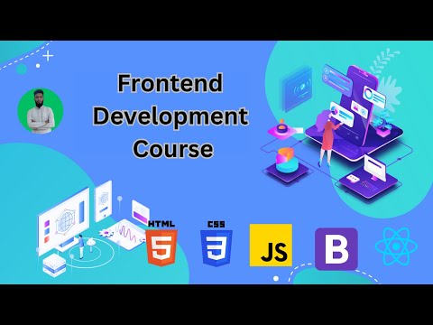 Frontend Development Tutorial Using HTML CSS JavaScript Bootstrap and REACT || Course Overview
