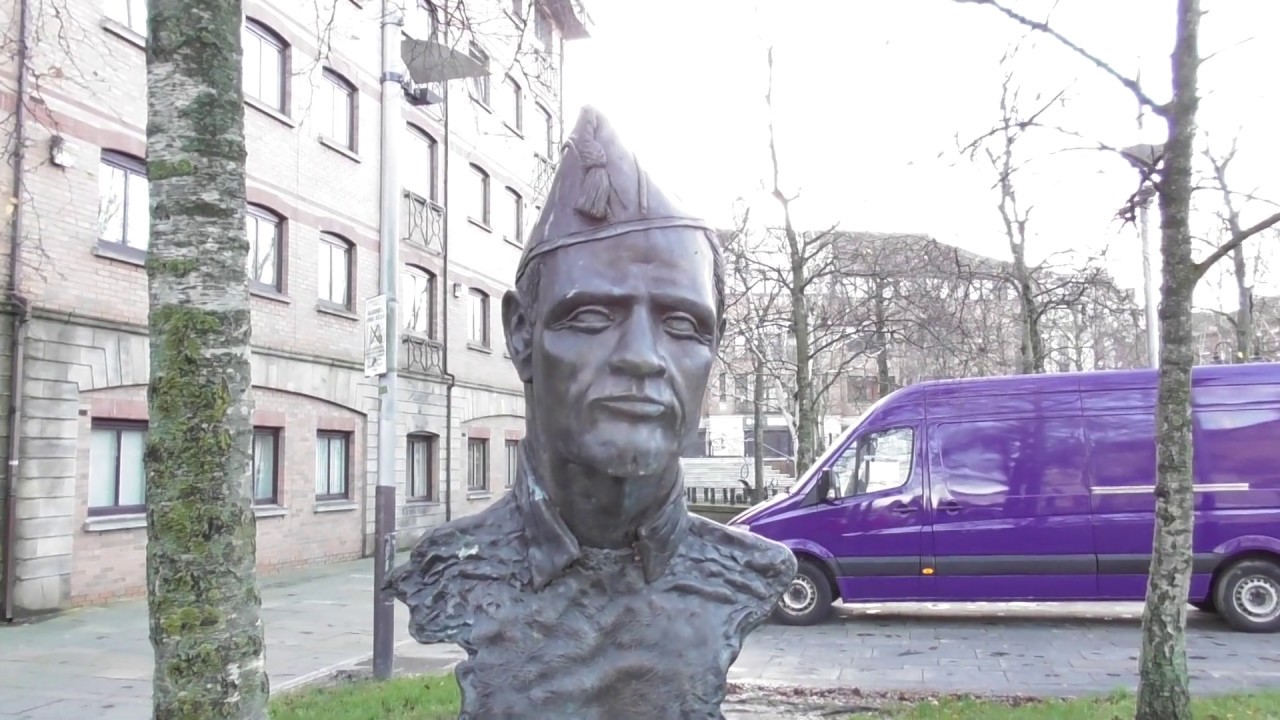International Brigade Sculpture Belfast Writer's Square
