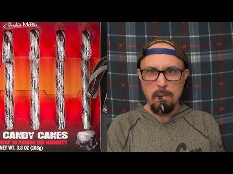 Brad Tries Coal Candy Canes