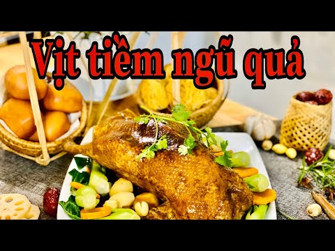 Video Vịt tiềm ngũ quả || Món ăn bồi bổ - youtube