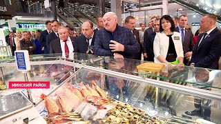 Лукашенко: Можно с ума сойти! Вкусное всё, красивое!