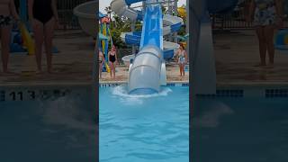 Big Mistake on Water Slide 😳💦#TrendingNow #ShortsViral #OMGmoment #FailVideo #WaterFun