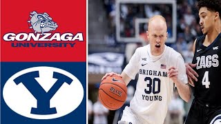 #2 Gonzaga vs #23 BYU 2020 College Basketball Highlights | 2/22/2020
