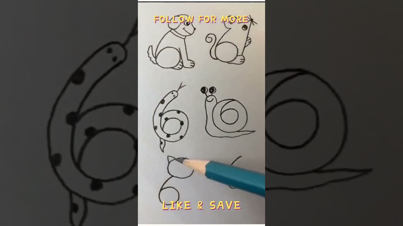 number 6 se bana sakte art easy trick se art 