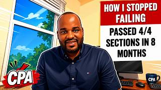 How I Passed 4/4 CPA Exams in 1 Year While Working Full-Time + Study Tips