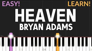 Download Lagu Heaven - Bryan Adams | EASY Piano Tutorial MP3 Download Lagu Heaven - Bryan Adams | EASY Piano Tutorial MP3