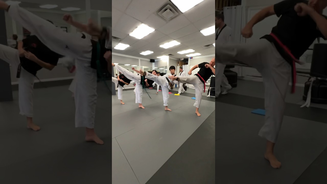 Taekwondo Resistance Band Kick Training 