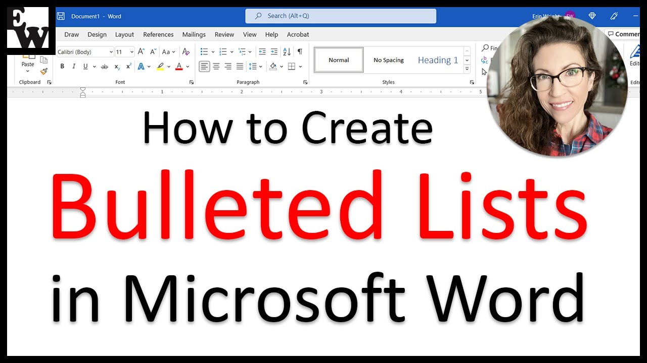 How to Create Bulleted Lists in Microsoft Word