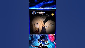 she expected something else 😅