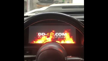 DD-EFI Digital Dash first fire up.