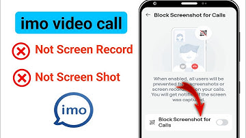 How to imo video call screen record and screen shot off (2025)| Imo Screen Shot off