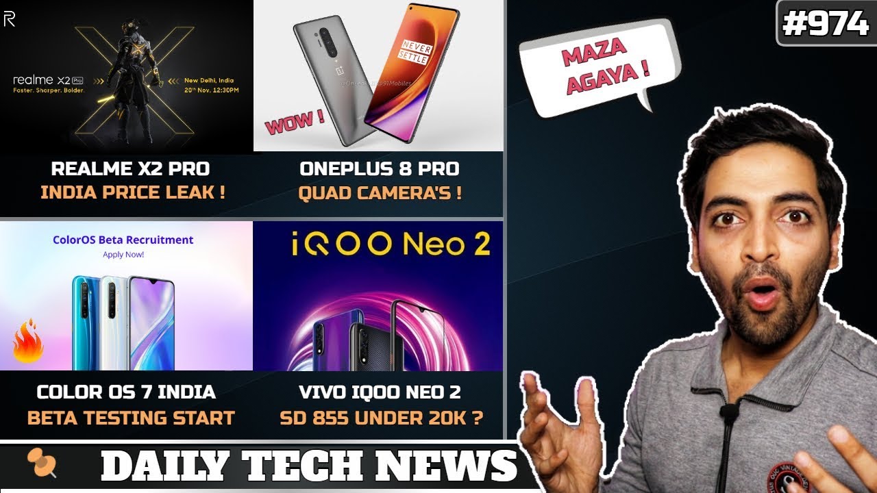 Realme X2 Pro India Price,Color OS 7 India,Oneplus 8 Pro,Netflix Amazon India Censor,Tiktok #974 techno ruhez phone number