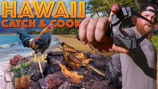 Slingshot Catch, Clean & Cook Wild Chicken in Hawaii - Ep. 2 of 5 Hawaii Catch and Cook Adventure screenshot 5