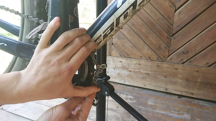 How to remove a bicycle chain quick link (no tools)