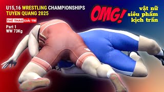 Vật Nữ Đỉnh Nóc Kịch Trần. Great Women Wrestling. Giải Vđ Các Lứa Tuổi Trẻ Qg, Tuyên Quang 2025
