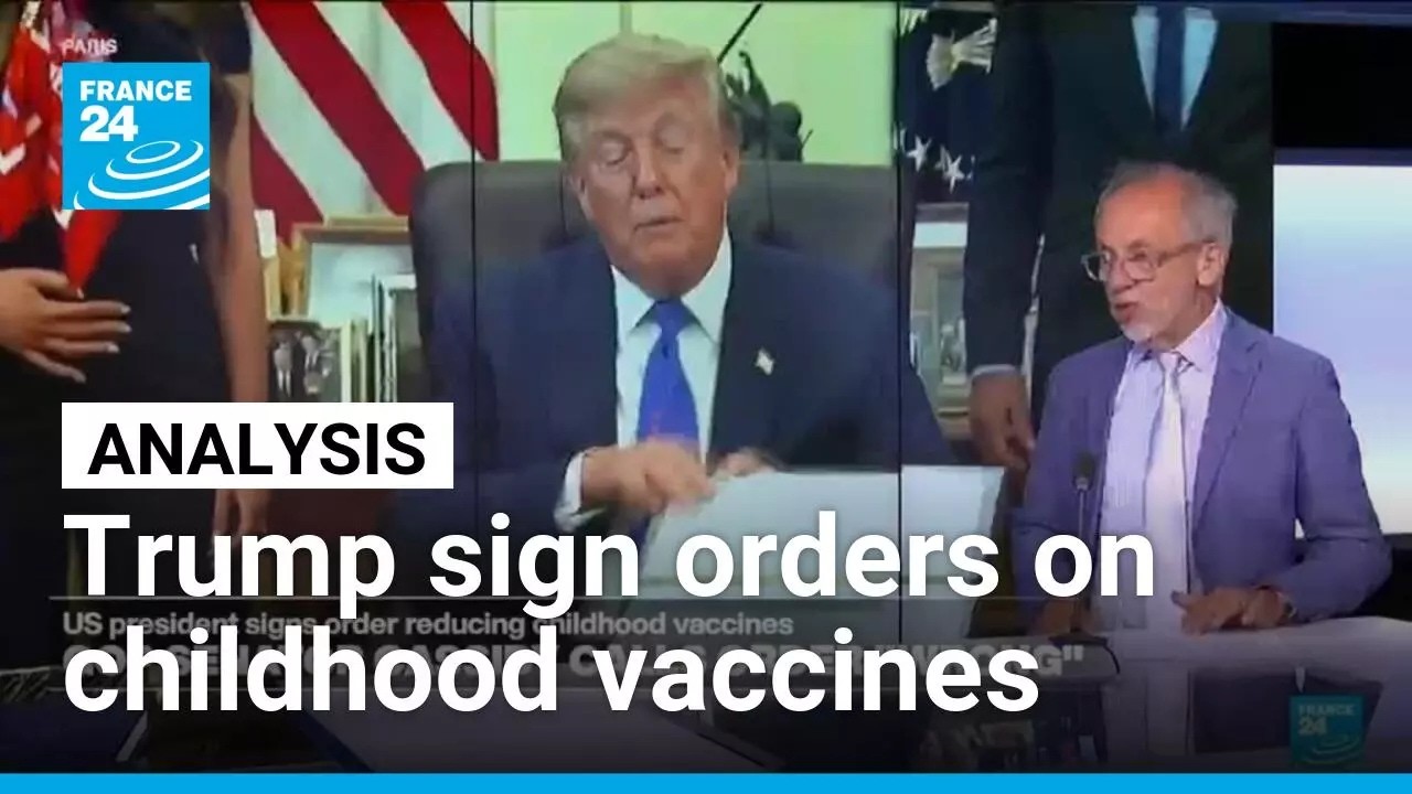 Donal Trump order reduces US vaccine schedule • FRANCE 24 English