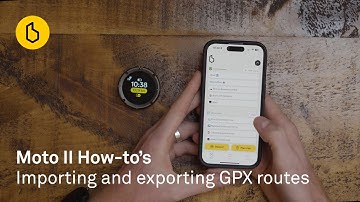 Moto II How-to: Importing and Exporting GPX Routes