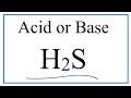 H2S Behavior in Aqueous Solutions
