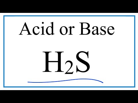 Videó: A nátrium-hidrogén-szulfid sav vagy bázis?