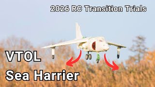 This 3Dprinted Harrier Rc Jet Performs Real Vtol Mindblowing