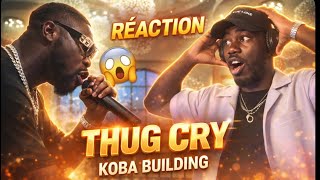 Koba Building's reaction - Thug Cry CLASSIC IN 47 Seconds #Gaboneserap #rap #Gabon #Libreville