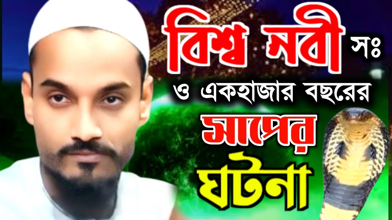 বিশ্ব নবী সঃ ও একহাজার বছরের সাপের ঘটনা || zubair Siddiqui waz || পীরজাদা জুবায়ের সিদ্দিকী সাহেব