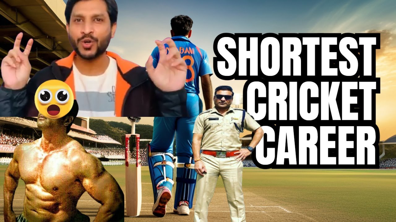 Shortest International Cricket 🏏 Career | Indian 🇮🇳Cricketer