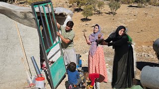 Buying the door of the house by the cameraman