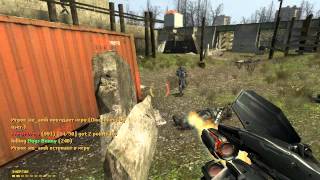 Джек играет в Half-life 2 Deathmatch Multiplayer