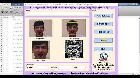 Emotion, Gender and Age Detection from Facial Expression Using Matlab Project Source Code