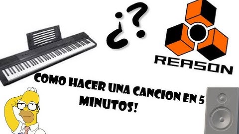COMO HACER UNA CANCION EN 5 MINUTOS! - (Reason loop)