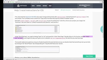 Apptimize iOS SDK Installation