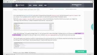 Apptimize iOS SDK Installation