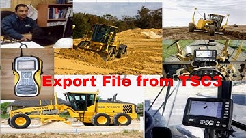How to Exporting & Synchronizing field data from Trimble Controler TSC3 (GPS) in اردو & हिंदी