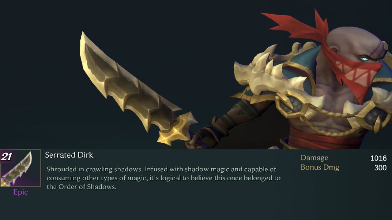 Serrated Dirk Pyke Epic Weapon Location Treasure Golem Boss Ruined