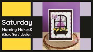 Window Card #2crafters1design #satmornmakes