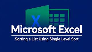 Microsoft excel sorting a list using single level sort video - 27