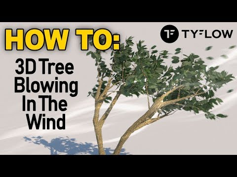 How To: Tree Blowing In The Wind | 3ds Max, TyFlow