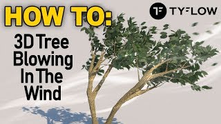 Tree Blowing In The Wind | 3ds Max, TyFlow