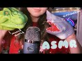 🝮ASMR🝮 Chompy and Mr. Shark Eat Ur Brain 🦖🦈 (Mouth Sounds) [NO TALKING] 💤