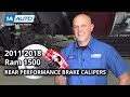 How to Install Performance Rear Brake Calipers 2011-2018 Ram 1500