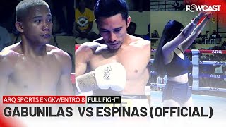 Hard Test! John Paul Gabunilas vs Jesse Espinas Full Boxing Fight | ARQ Sports | Engkwentro 8