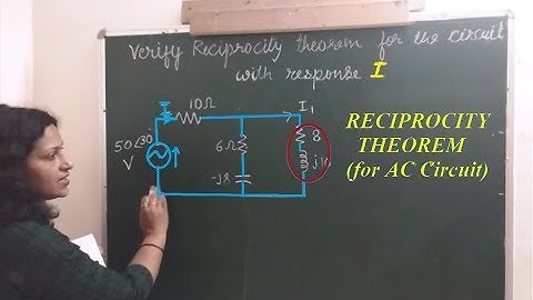 reciprocity theorem ac circuit