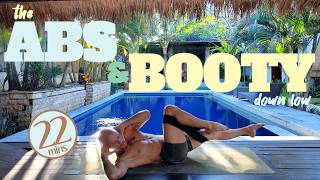 Abs & Booty Down Low WORKOUT | 22 Minutes | Booty Band | Strong Core & Glutes #absworkout #glutes