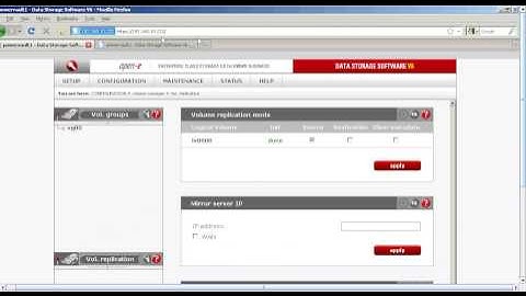 Open-E Data Storage Software V6 - AutoFailover with VMware 4.0 - Part 1