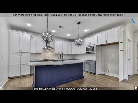 103 Bellehaven Drive, Woodstock, GA home video tour