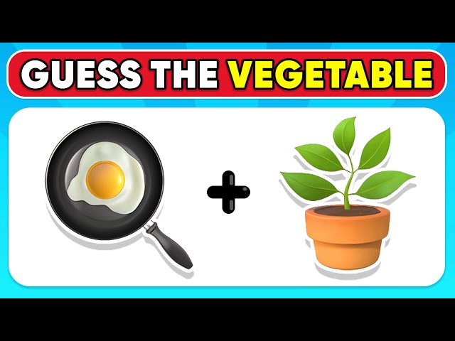 Vegetable Emojis Quiz
