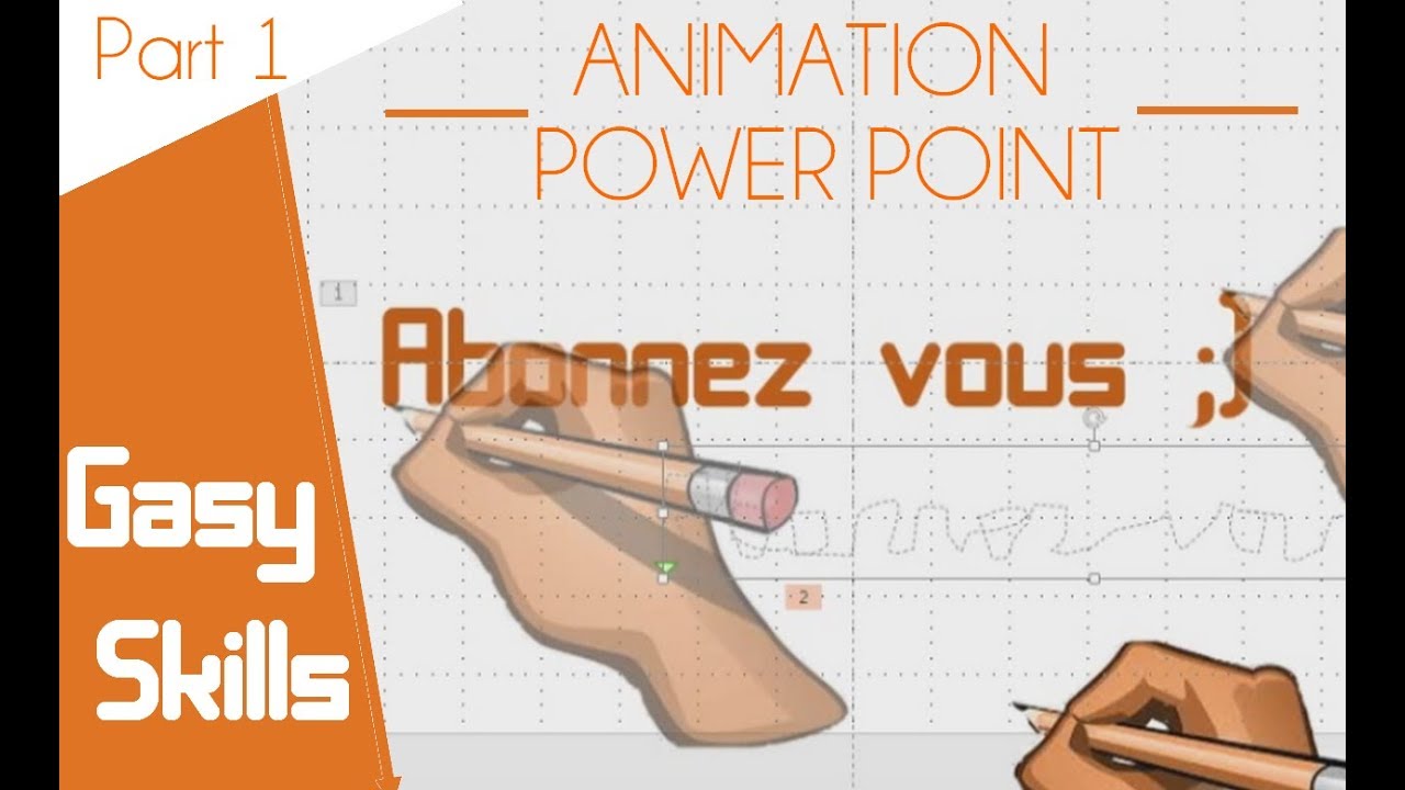 La Main Qui Ecrit Facilement Animation Power Point