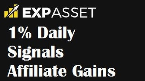 ExpAsset 1% a day and Mad Affiliate gains